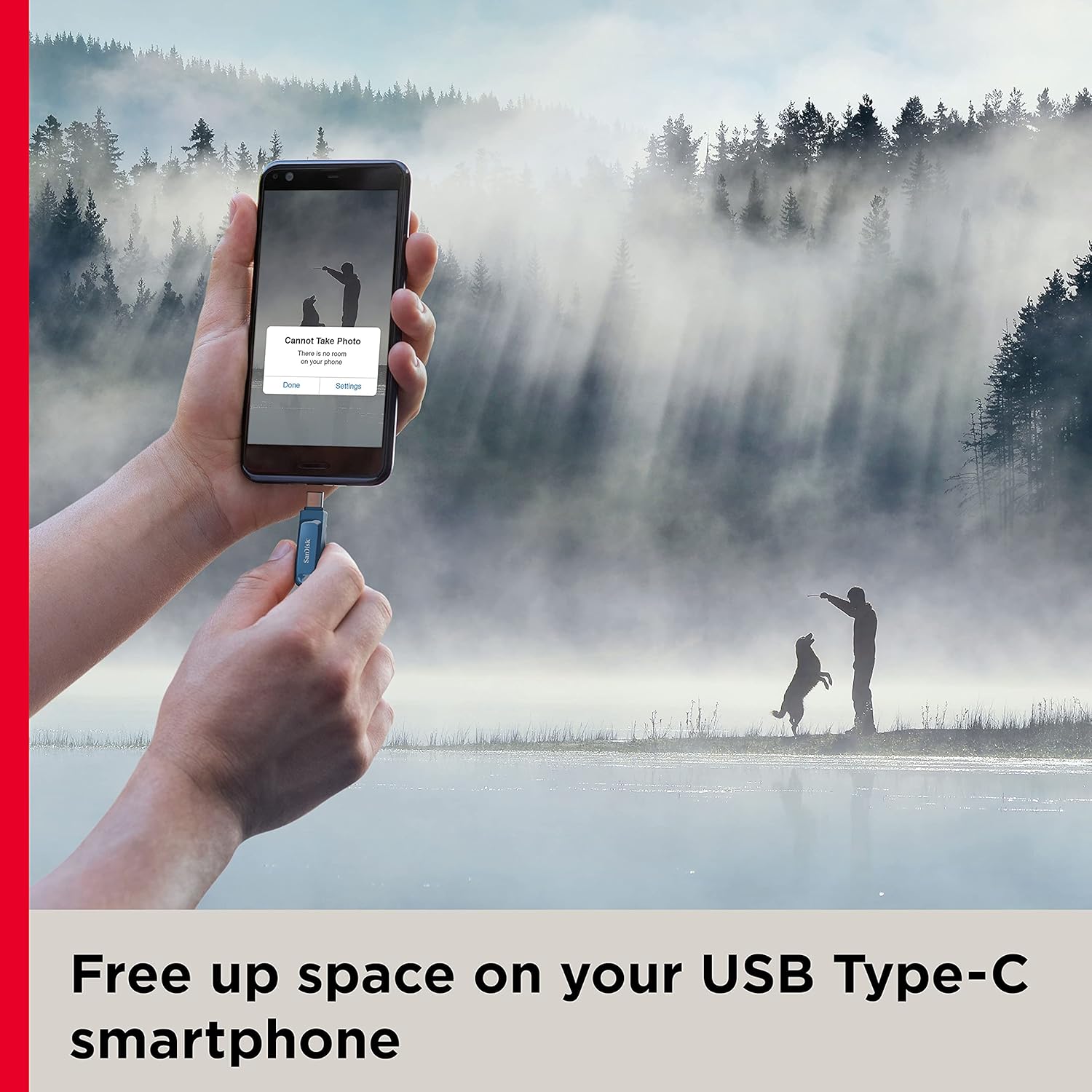 SanDisk Ultra Dual Drive Go USB Type C Pendrive for Mobile, Navy Blue, 32GB, 5Y Warranty