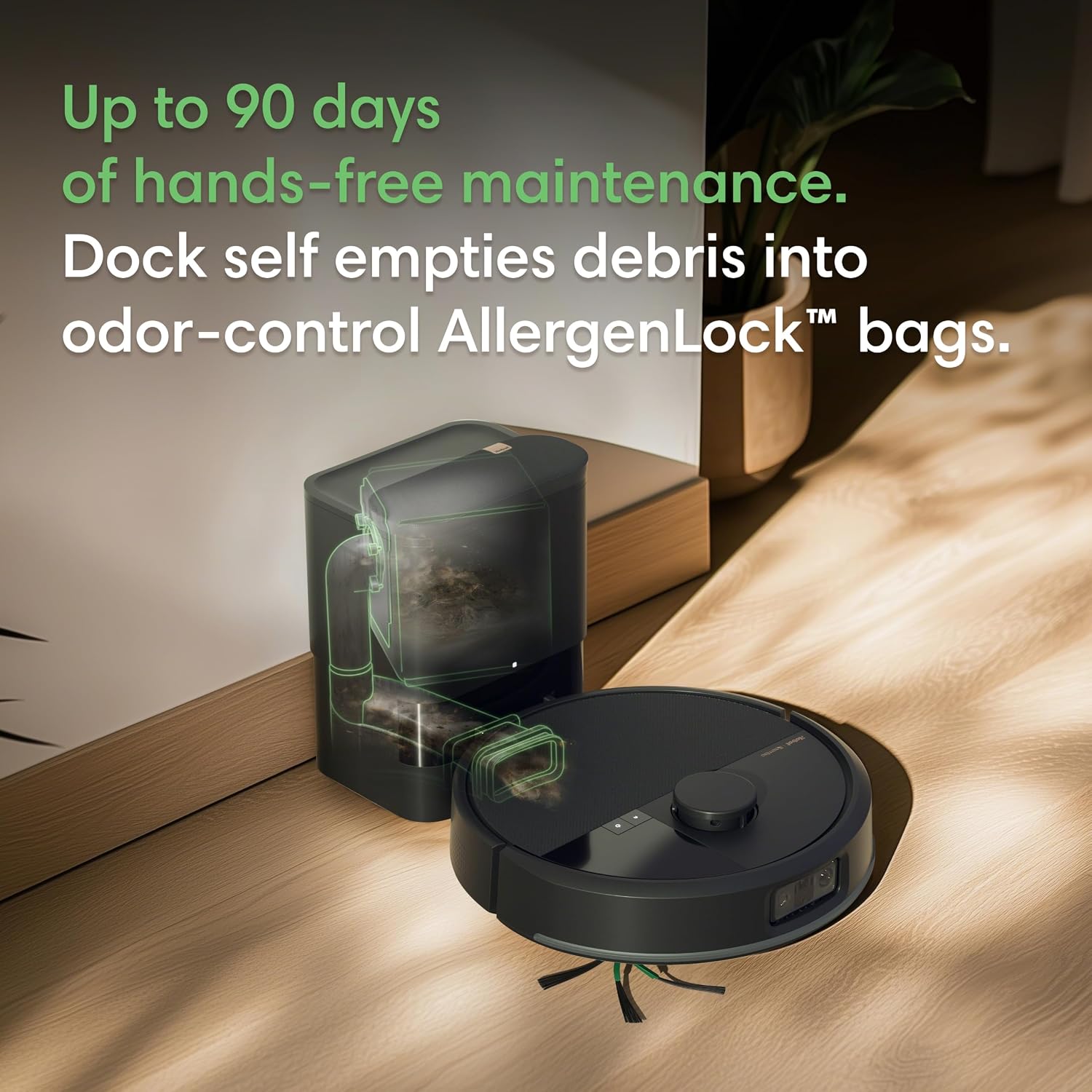 iRobot Roomba Max 715 Pet Robot Vacuum, 30,000Pa Suction, Dual Rubber Anti-Tangle Brushes & Side Brush, 90 Days Self-Emptying, PrecisionVision AI Obstacle Avoidance, 3D Mapping, Advanced Dirt Detect