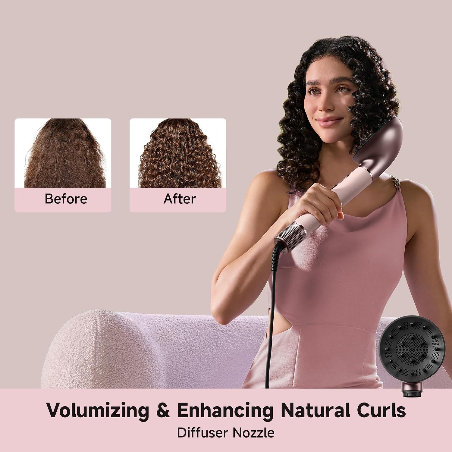 Dreame AirStyle Era Multi-Styler | 8-in-1 Airflow Styling | Fast Drying, Straightening, Curling, Smoothing & Volumizing | Cool Air Setting | No Heat Damage | for All Hair Types