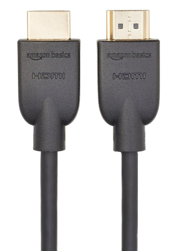 AmazonBasics High-Speed HDMI Cable,3 Feet (Black,2-Pack)-Supports Ethernet,3D,4K video