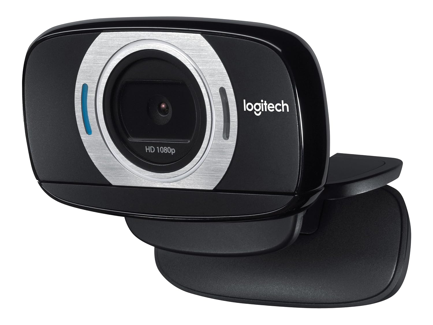 Logitech C615 Portable Webcam, Full HD 1080p/30fps, Widescreen HD Video Calling, Optical, Foldable, HD Light Correction, Autofocus, Noise Reduction, for Skype, FaceTime, Hangouts (960-000736)