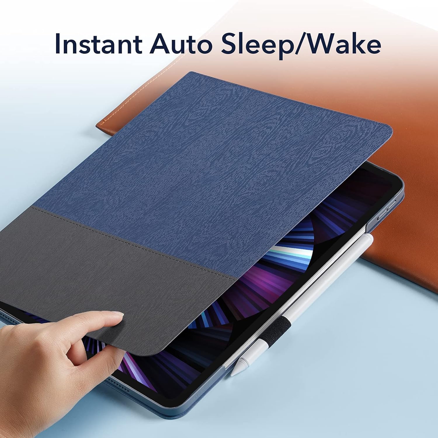 ESR Folio Case Compatible with iPad Pro 11 Inch 2021 (3rd Generation), Book Cover Design, Auto Sleep and Wake, Multi Angle Viewing Stand, Urban Premium Series-Knight