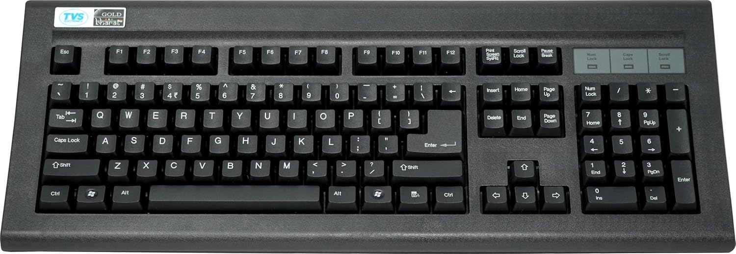 TVS ELECTRONICS Gold Wired Keyboard