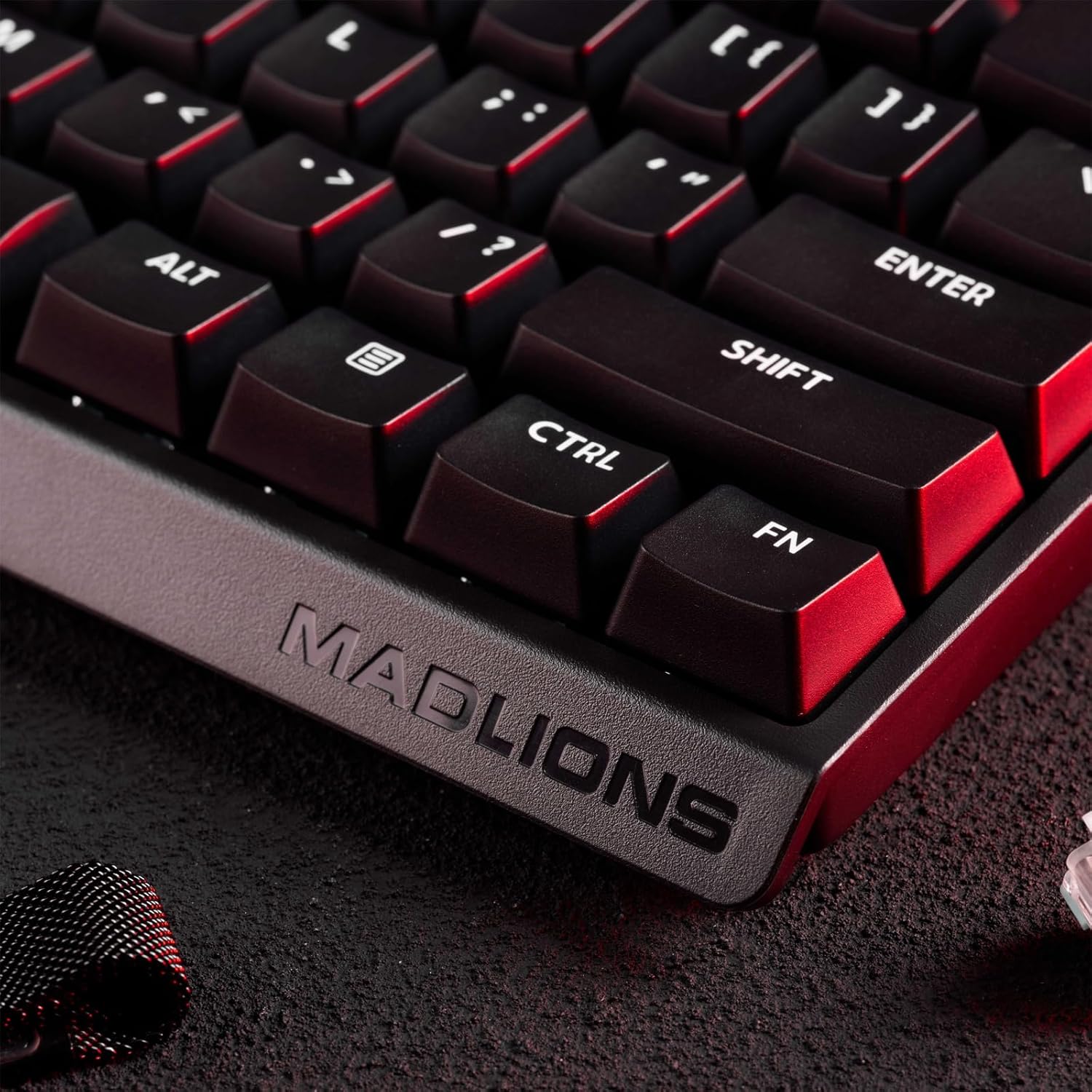 Hyekit x FGG MADLIONS MAD 60 HE RGB 60% Wired Magnetic Switch Mechanical Gaming Keyboard with Adjustable Actuation, 8000 Hz Polling Rate, Rapid Trigger Mode, Hall Effect Switches, for PC/Mac, Black