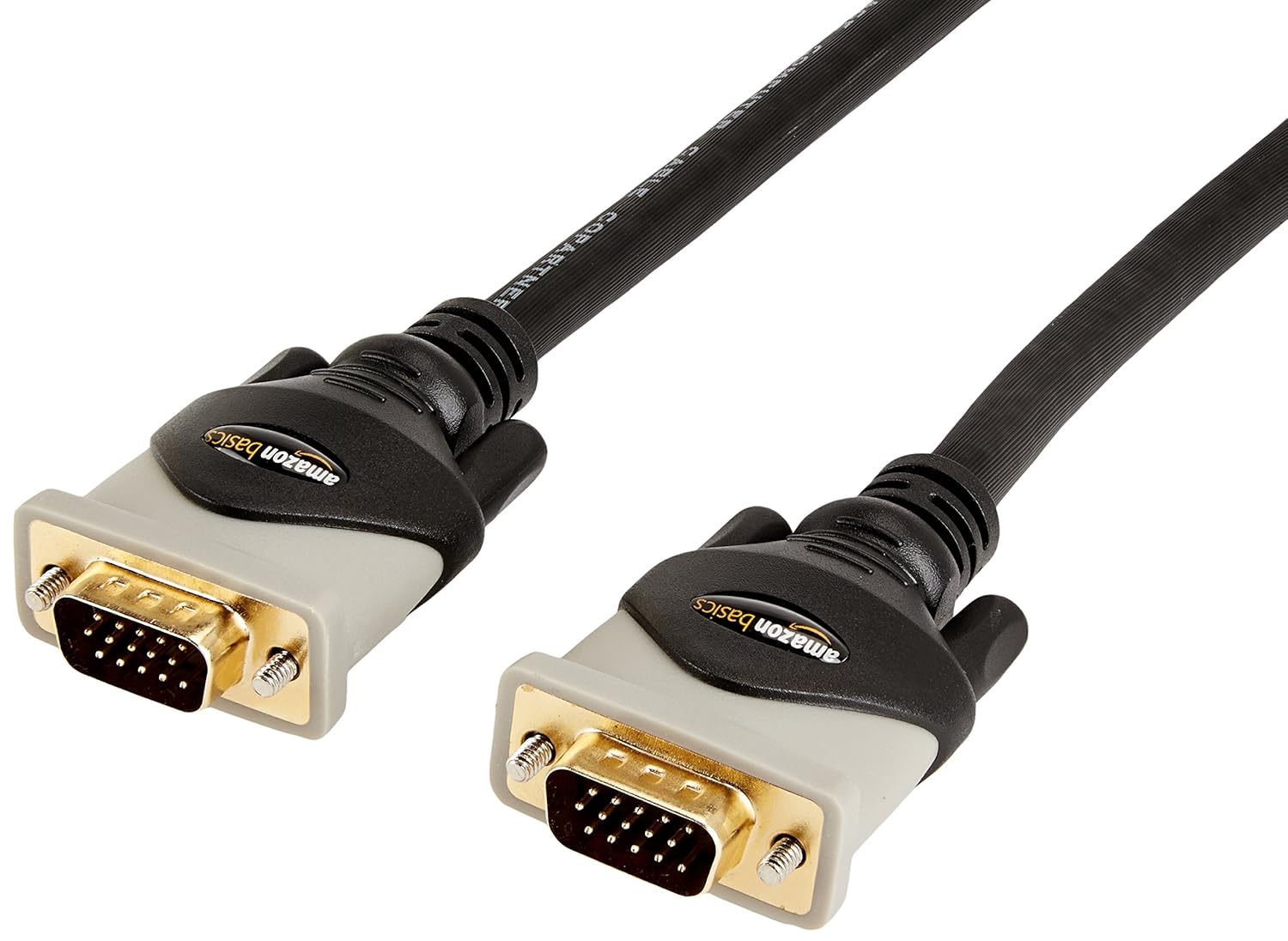AmazonBasics 10-Feet VGA to VGA Cable for Personal Computer - Gold,Black