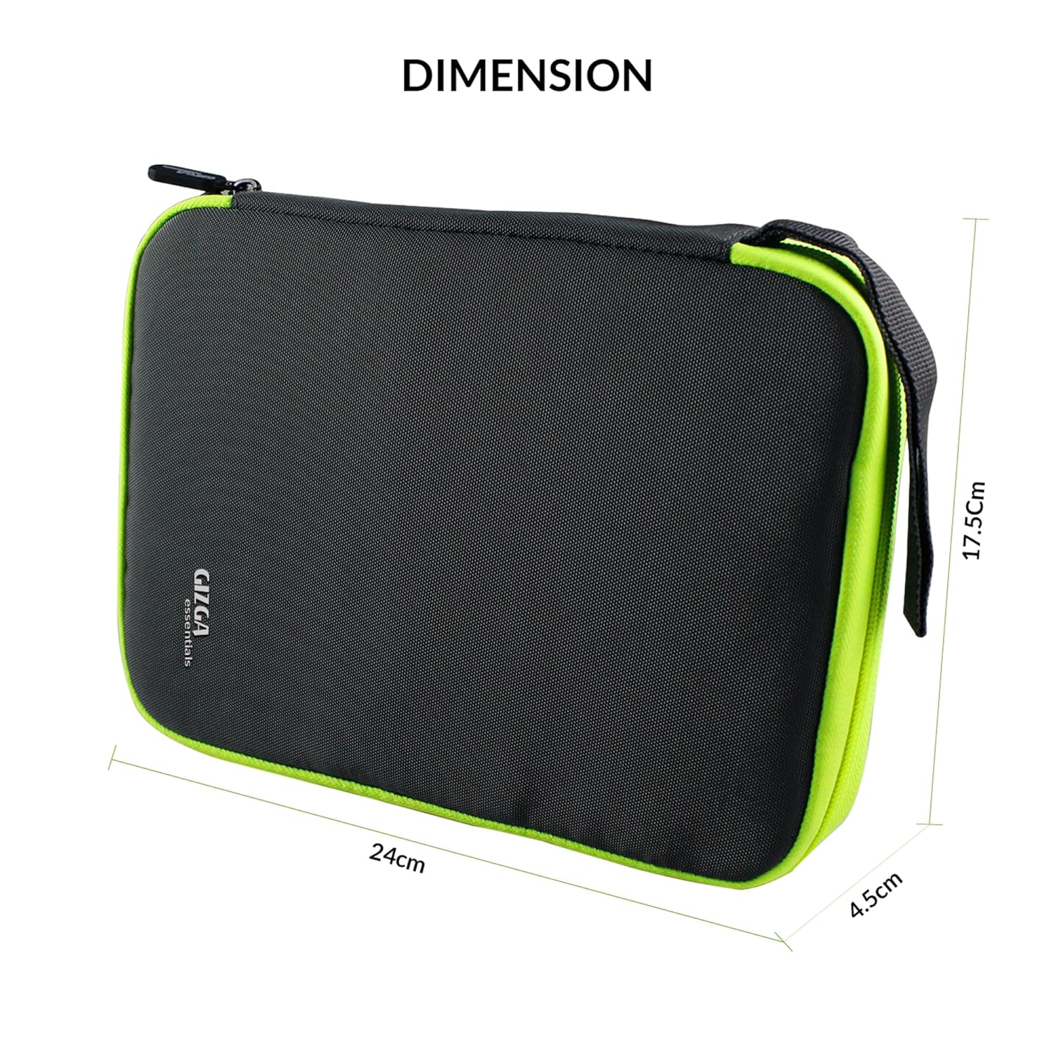 GIZGA essentials Gadget Organizer Case, Portable Zippered Pouch for All Small Gadgets, HDD, Power Bank, USB Cables, Power Adapters, etc