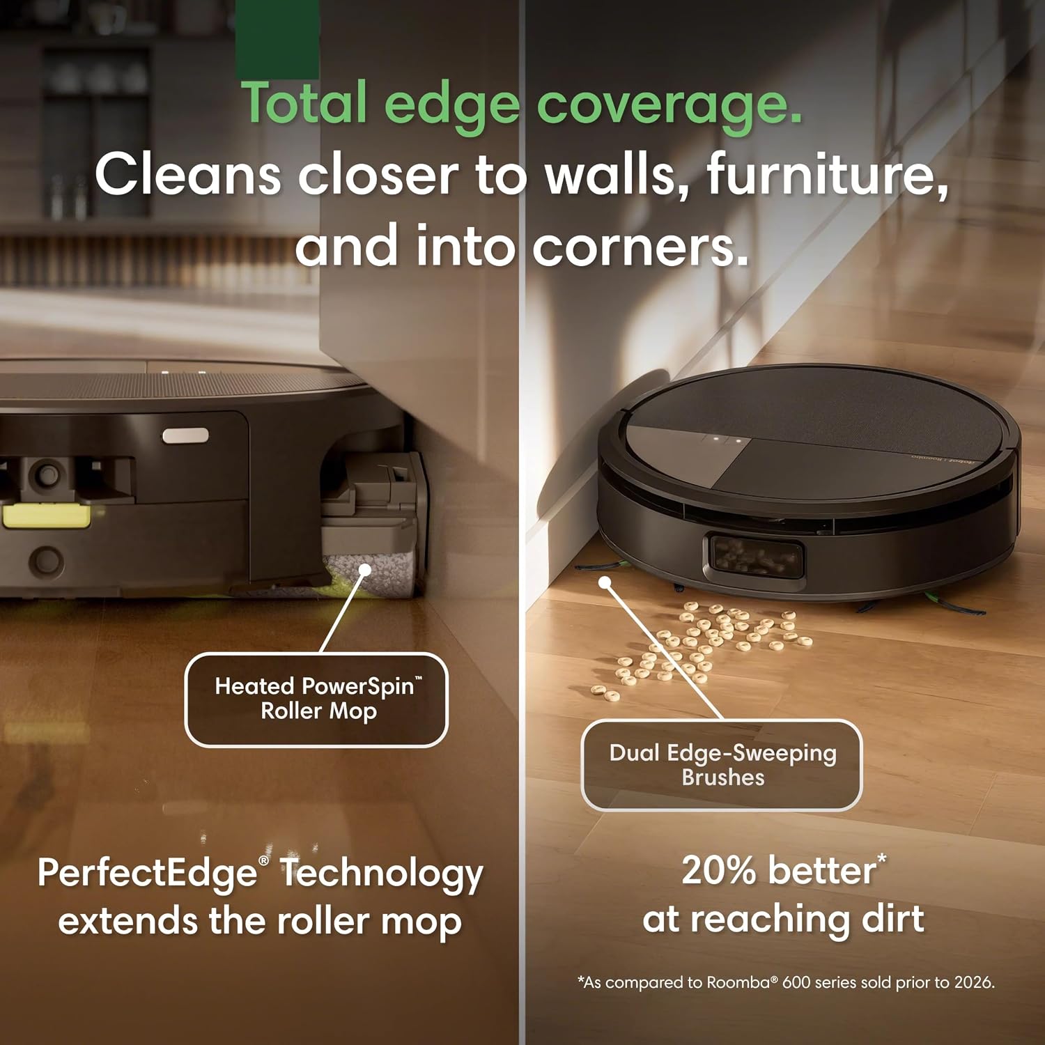 iRobot Roomba Max 775 Pet Robot Vacuum & Mop Combo, 30,000Pa Suction, Heated Mopping, Self-Cleaning Roller Mop, Retracting Mop Cover, Multifunction Dock, Heated Wash & Dry, AI Obstacle Avoidance