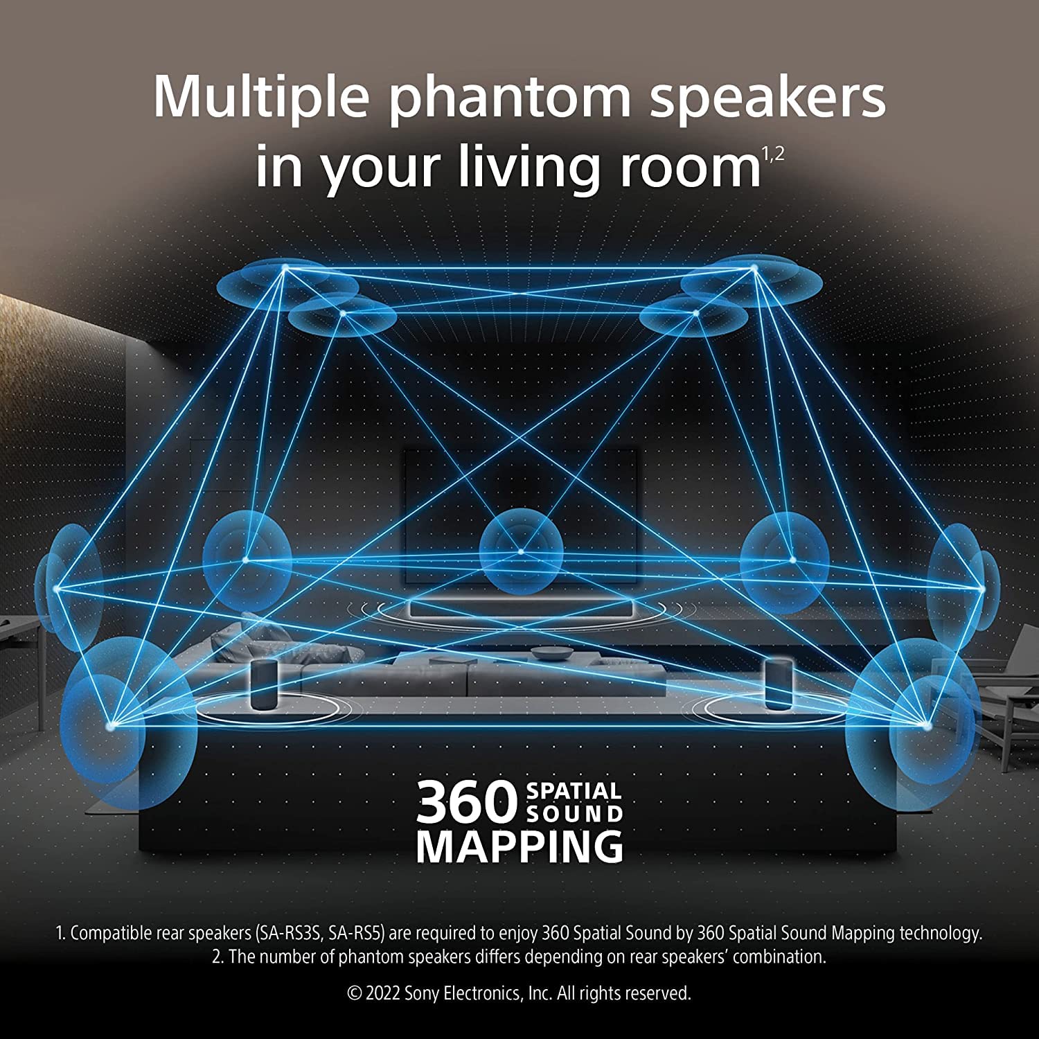 Sony HT-A3000 A Series Premium Soundbar 3.1Ch 360 Spatial Sound Mapping Soundbar For Surround Sound Home Theatre System With Dolby Atmos(DTS:X,360RA,BT,HDMI eArc&Optical,Alexa,Spotify),Black