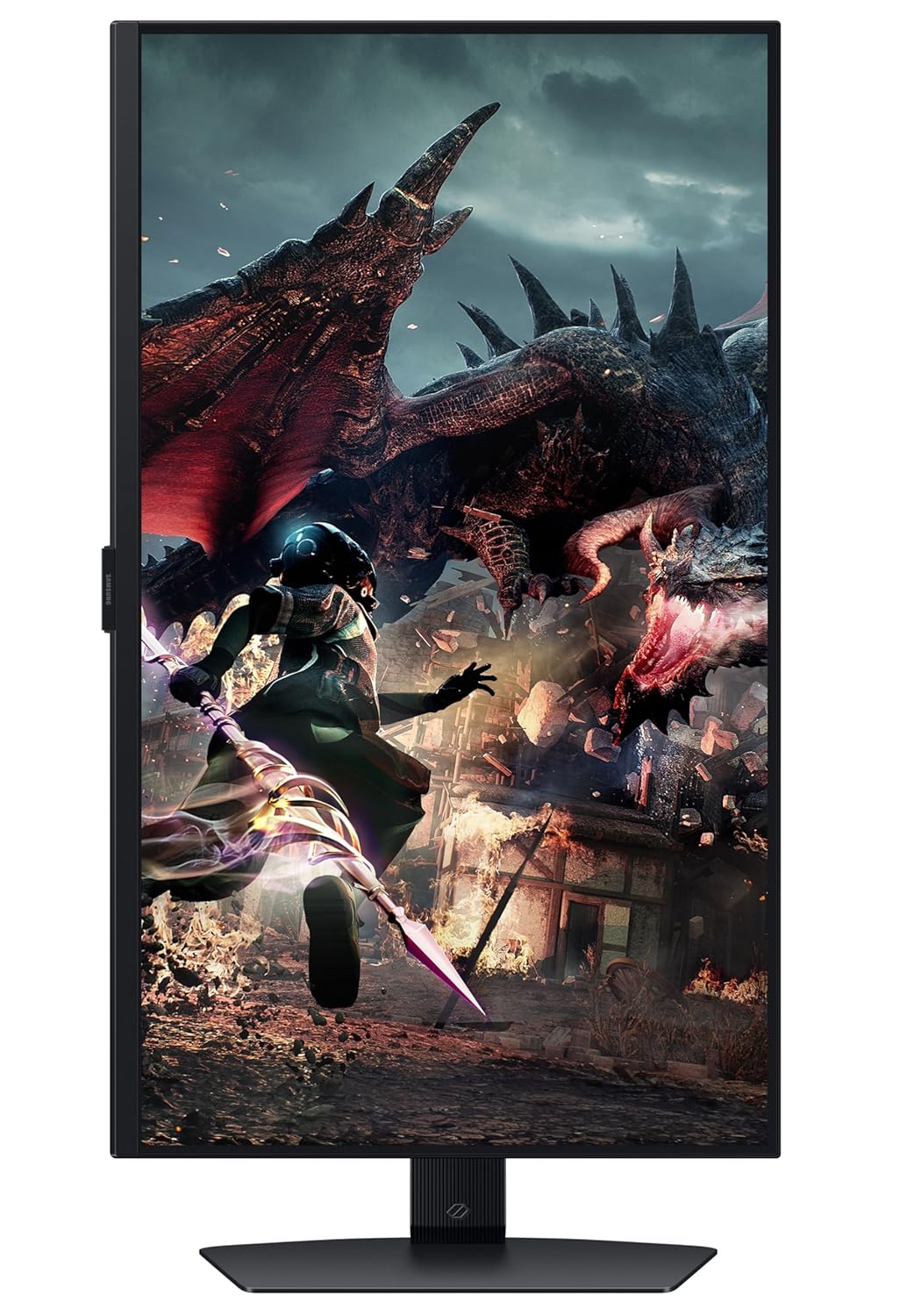 Samsung 27" (68.5cm) Odyssey G5 Fast IPS 2K Gaming Monitor|QHD 2560 x 1440|180 Hz|1ms|350nits|HDR 400|AMD FreeSync|Ports-DP,HDMI,Headphone|Height-Tilt-Pivot Adjustable Stand|LS27DG502EWXXL|Black
