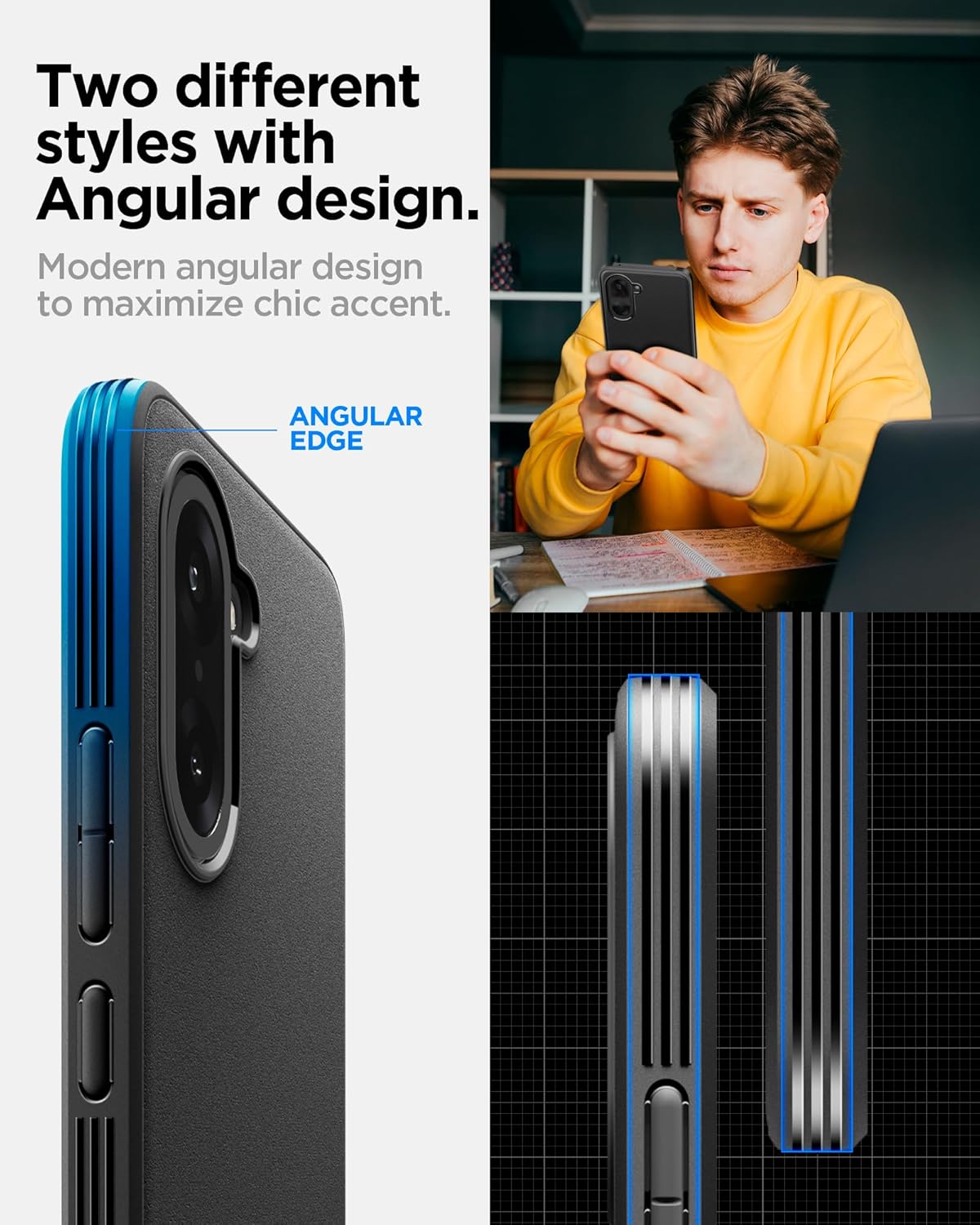 Spigen Essential Sand Blast for OnePlus Nord CE 5 5G Case, OnePlus Nord CE 5 5G Back Cover (2025) - TPU｜Matte Black