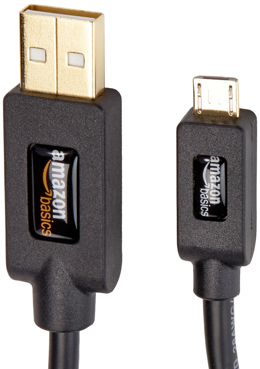 AmazonBasics USB 2.0 Cable - A Male to Micro B - 6 Feet (1.8 Meters) - Black