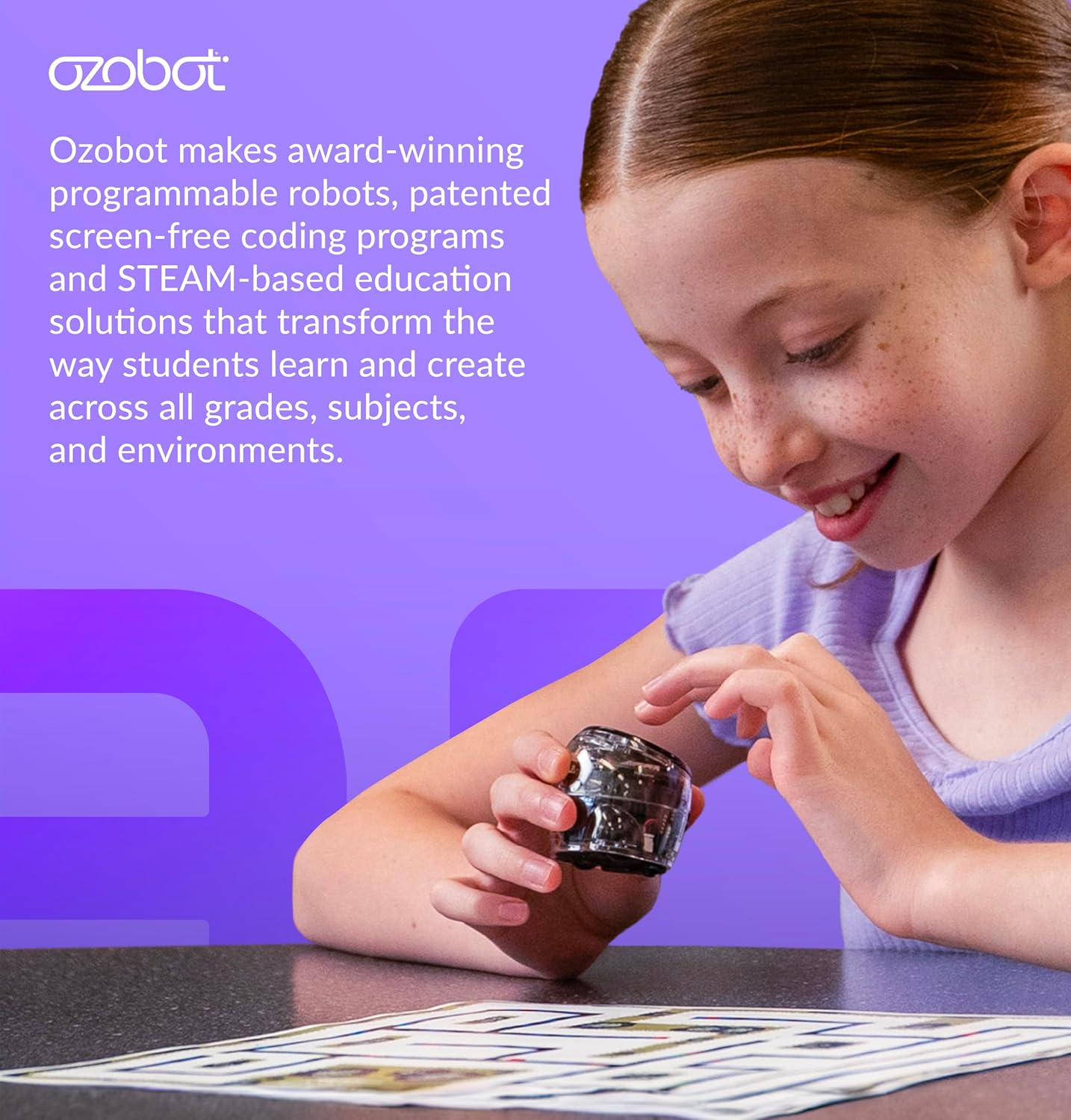 Ozobot Ari Classroom Kit (18 Bots) | Interactive Learning Robot with Touch Screen, ToF Sensor, Accelerometer, Gyroscope, and AI Integration | Hands-On STEM Education for Classrooms and Homeschool