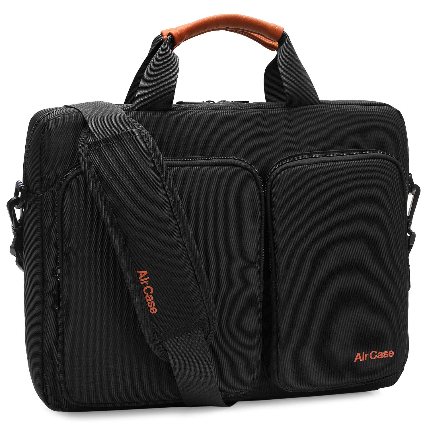 AirCase Laptop Bag Messenger Bag Sleeve for 33.02 cm (13-Inch)/ 35.56 cm (14-inch) Laptop | 2-Multi Pocket (Blue)