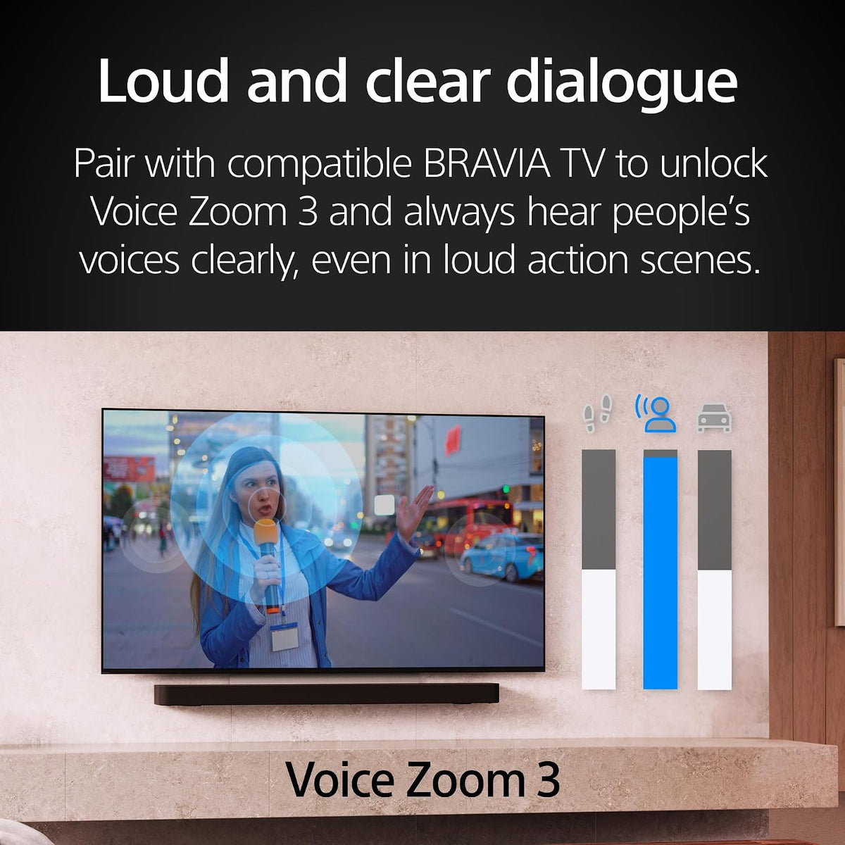 Sony Bravia Theatre System 6(HT-S60) Real 5.1ch 1000W,Dolby Atmos/DTS:X Soundbar Home Theatre with Powerful subwoofer & Wireless Rear Speakers,Voice Zoom3,BCA App, Bluetooth,HDMI eARC