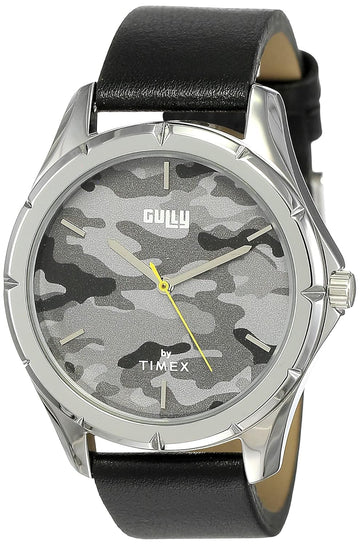 Gully by Timex Camouflage Analog Grey Dial Men's Watch-TW000V904