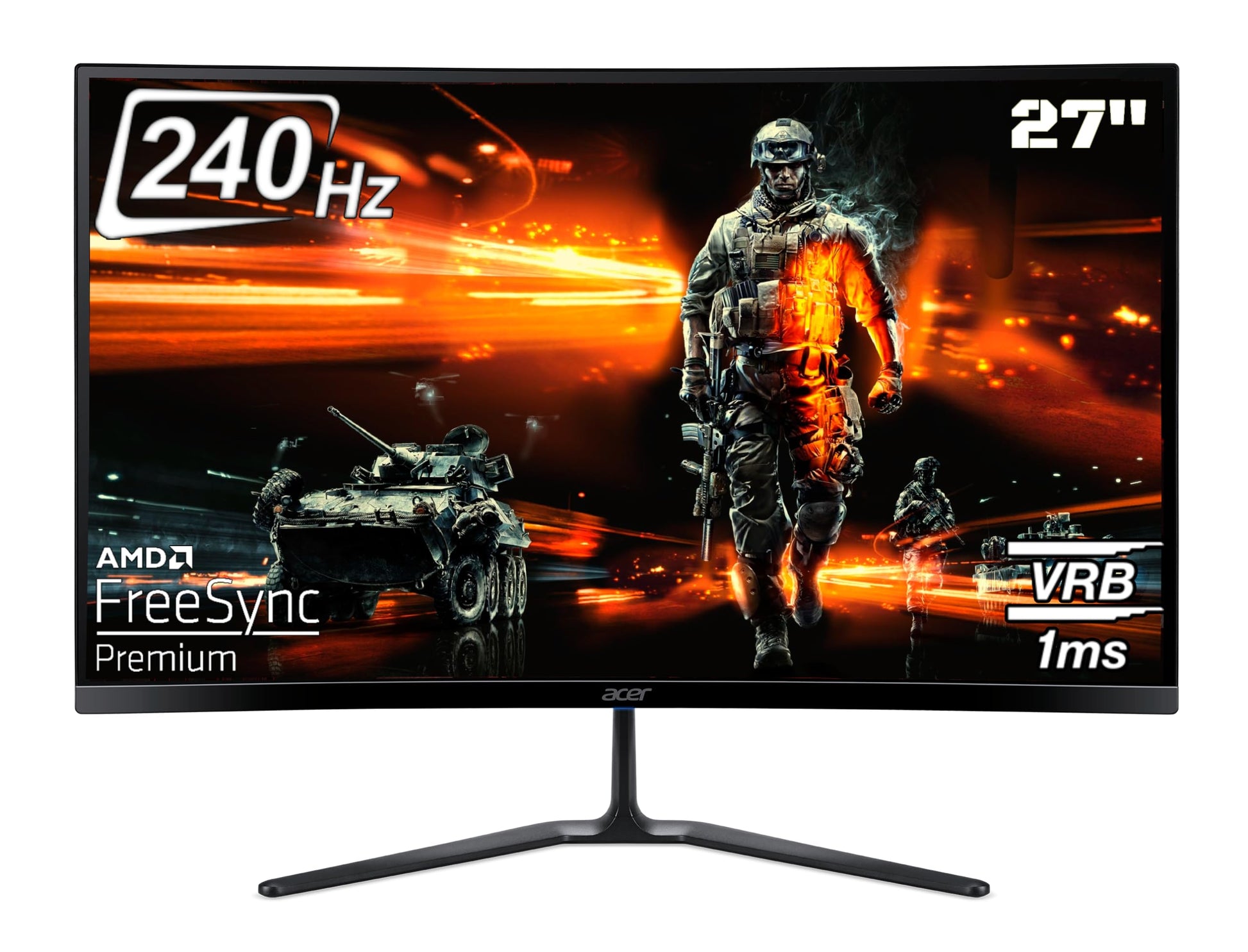 acer ED343CUR 34 Inch UWQHD (3440x1440) Pixels VA Panel 1000R Curved Backlight LED Monitor I 1 MS, 180Hz Refresh I Delta E<2 I HDR 10 I RGB Lighting I 2 x HDMI 1 x Display Port I Eye Care Features