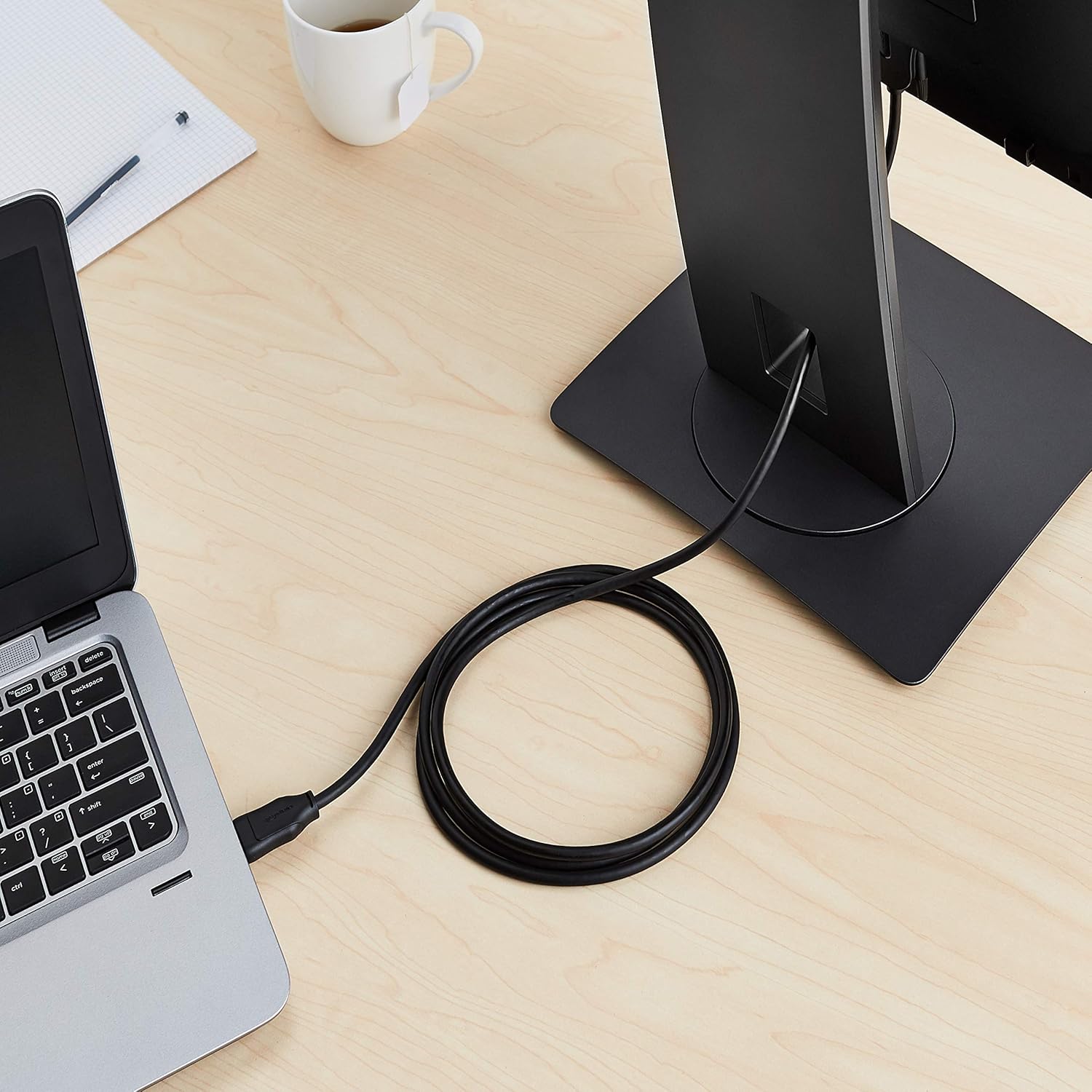 AmazonBasics DisplayPort to DVI Cable for Personal Computer - 6 Feet (Black)