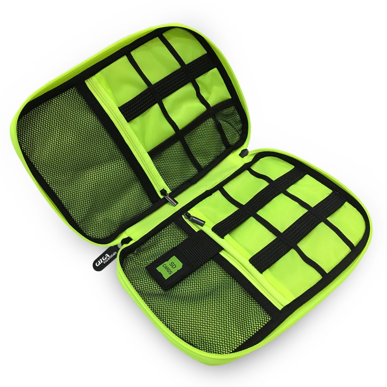 GIZGA essentials Gadget Organizer Case, Portable Zippered Pouch for All Small Gadgets, HDD, Power Bank, USB Cables, Power Adapters, etc