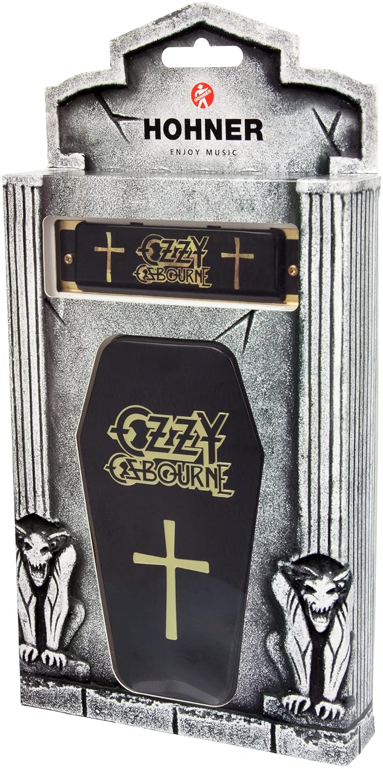 Hohner Accordions Harmonica, Ozzy Osbourne Harp -Key C M666