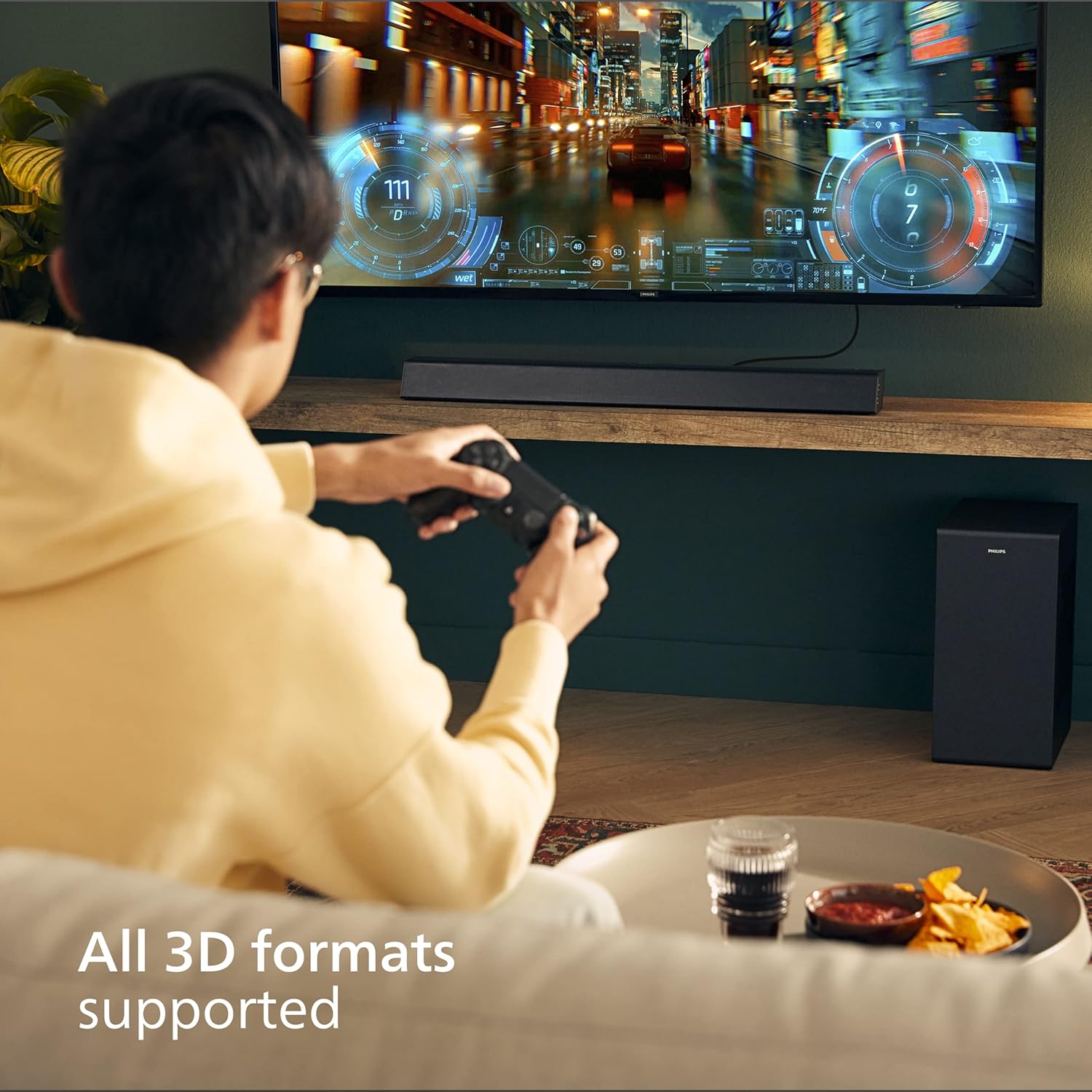 Philips SWV5510 4K UHD HDMI Cable - 60Hz, 3D Video, Ethernet, ARC, 32 AWG, 18 Gbps Data Transfer, 32-Ch Audio, 24K Gold Plated - 1.5m: Enhance Your Entertainment with 4K UHD Video and Immersive Sound