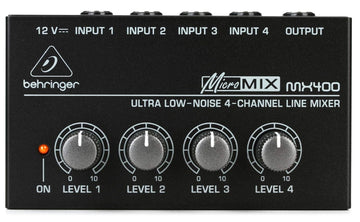 Behringer MICROMIX MX400 4-Channel Mixer