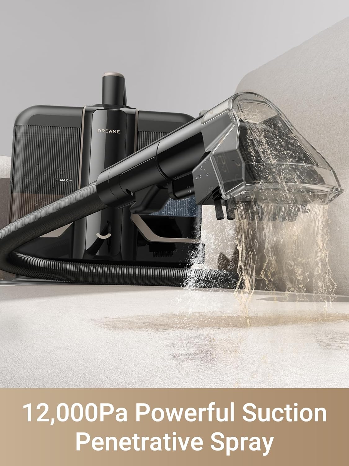 DREAME N10 Carpet Cleaner Machine with 140°F Hot Water Wash, 12Kpa Suction | Portable Upholstery Cleaner with Self Cleaning, Lightweight with Versatile Tools for Pets, Carpet, Area Rugs, Couch and Car