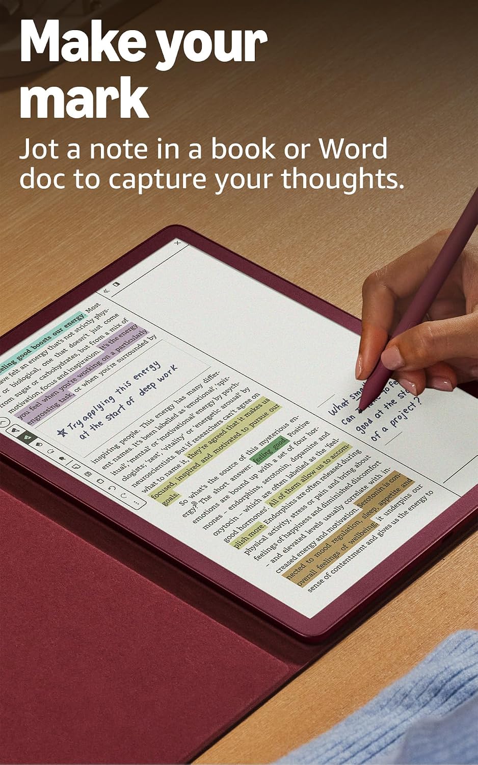 Amazon Kindle Scribe Colorsoft 32GB (newest model) — 11” paper-like color display with front light — One notebook to replace them all — Write in notebooks, docs, and books. Pen included - Graphite