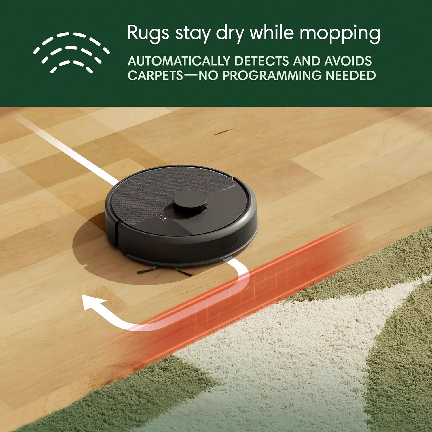 iRobot Roomba 105 Combo Robot Vacuum & Mop - Easy to use, Intense Power-Lifting Suction, LiDAR Navigation, Multiple Cleaning Modes, Avoids Mopping Carpets, Self-Charging
