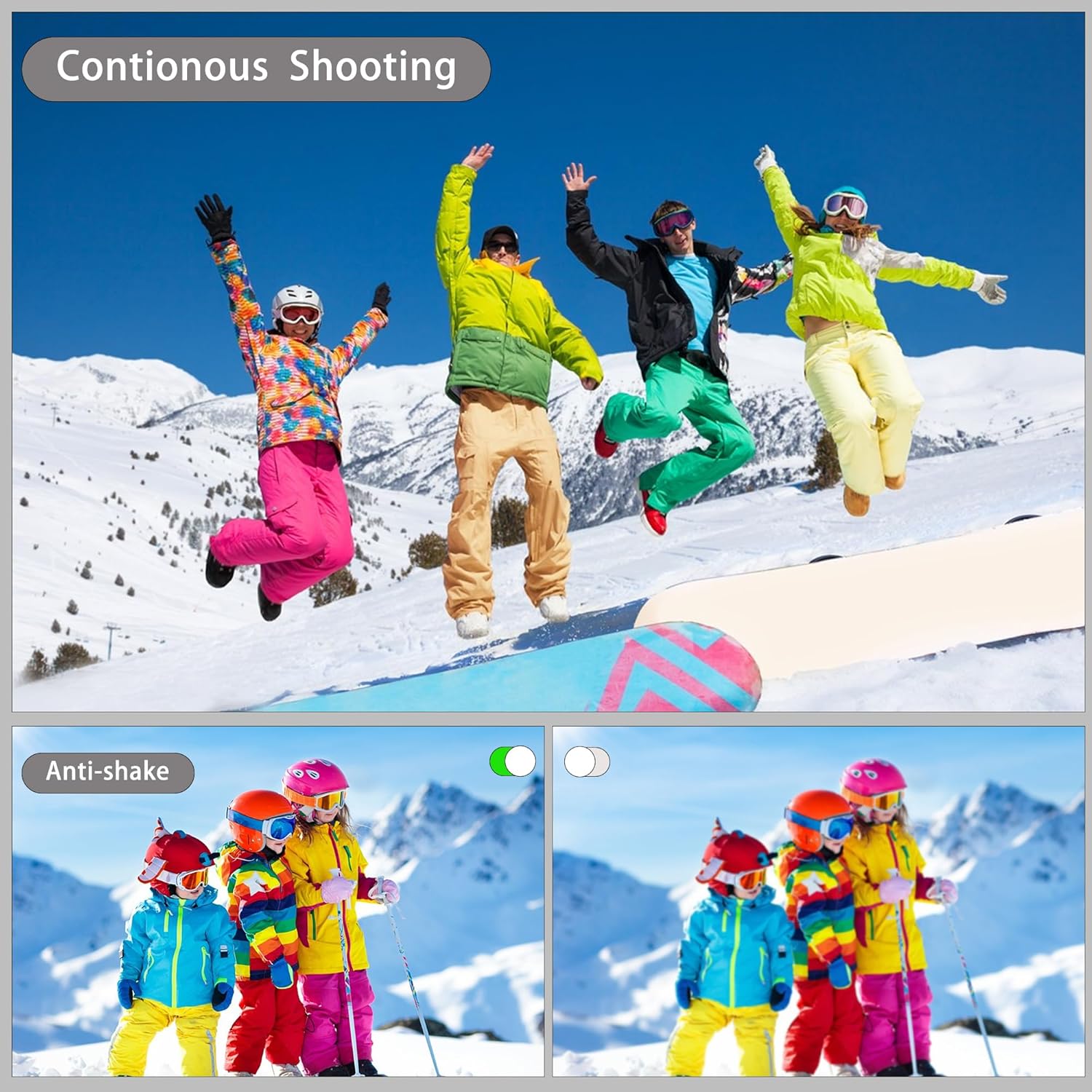 56MP FHD Digital Camera with 20X Digital Zoom & Autofocus, Anti-Shake Point and Shoot Camera for Kids Adults Beginners, Includes 32GB SD Card, Portable Compact for Travel