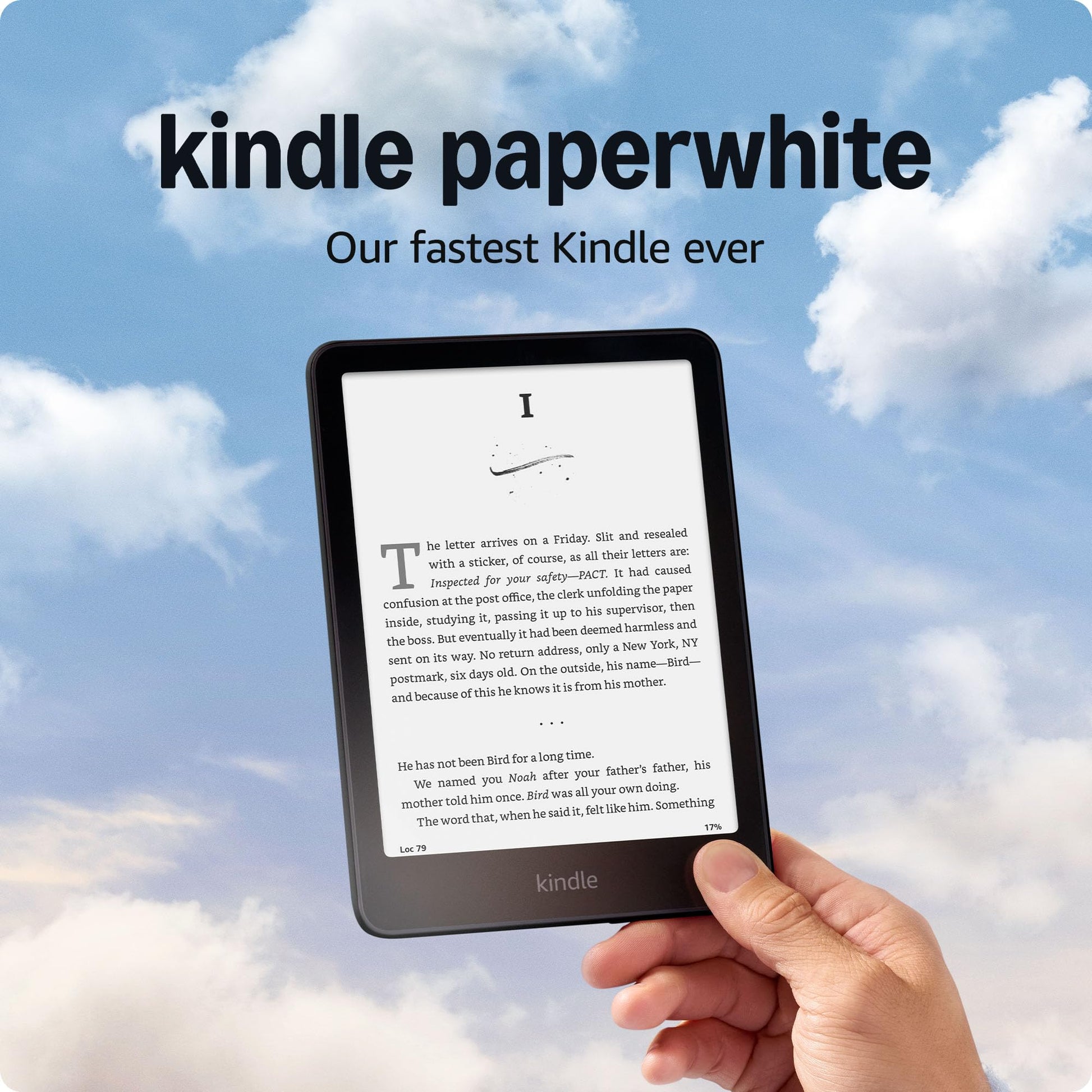 All-new Amazon Kindle Paperwhite (16 GB) – Our fastest Kindle ever, with new 7" glare-free display, and weeks of battery life – Black + 3 Months of Kindle Unlimited (with auto-renewal)