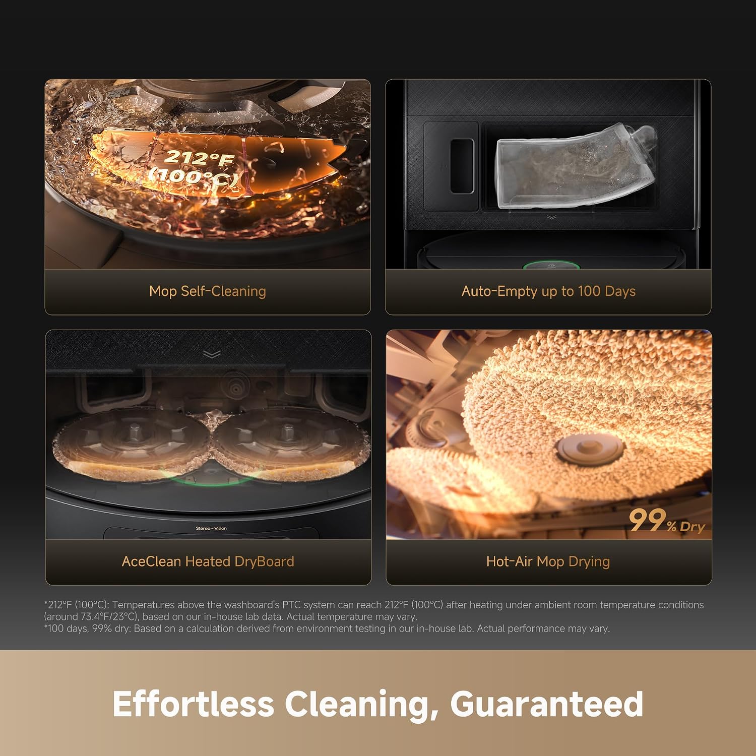 dreame X60 Ultra Robot Vacuum, Dual Al Cameras 280+ Obstacles Recognition | 35,000Pa Suction & 100% Detangling for Hair, Ultra-Thin Design for Low Spaces Cleaning, All in One Station