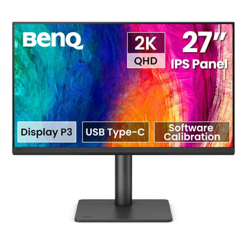 BenQ PD2706QN 27” 2K QHD (2560x1440) 100Hz IPS Color Accurate Monitor for Designers| 95% P3| 100% sRGB/Rec.709| 90W USB-C|Software Calibration| Daisy Chain|Nano Matte Panel| Pantone & Calman Certified