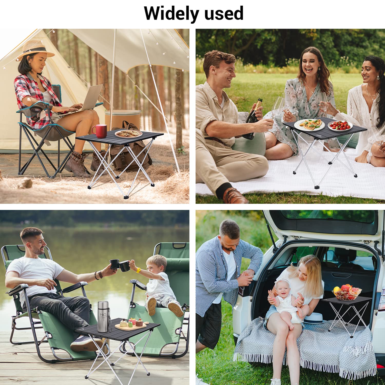 sportneer campingtisch Sportneer Aluminium Camping Table, Portable Lightweight Aluminum Table