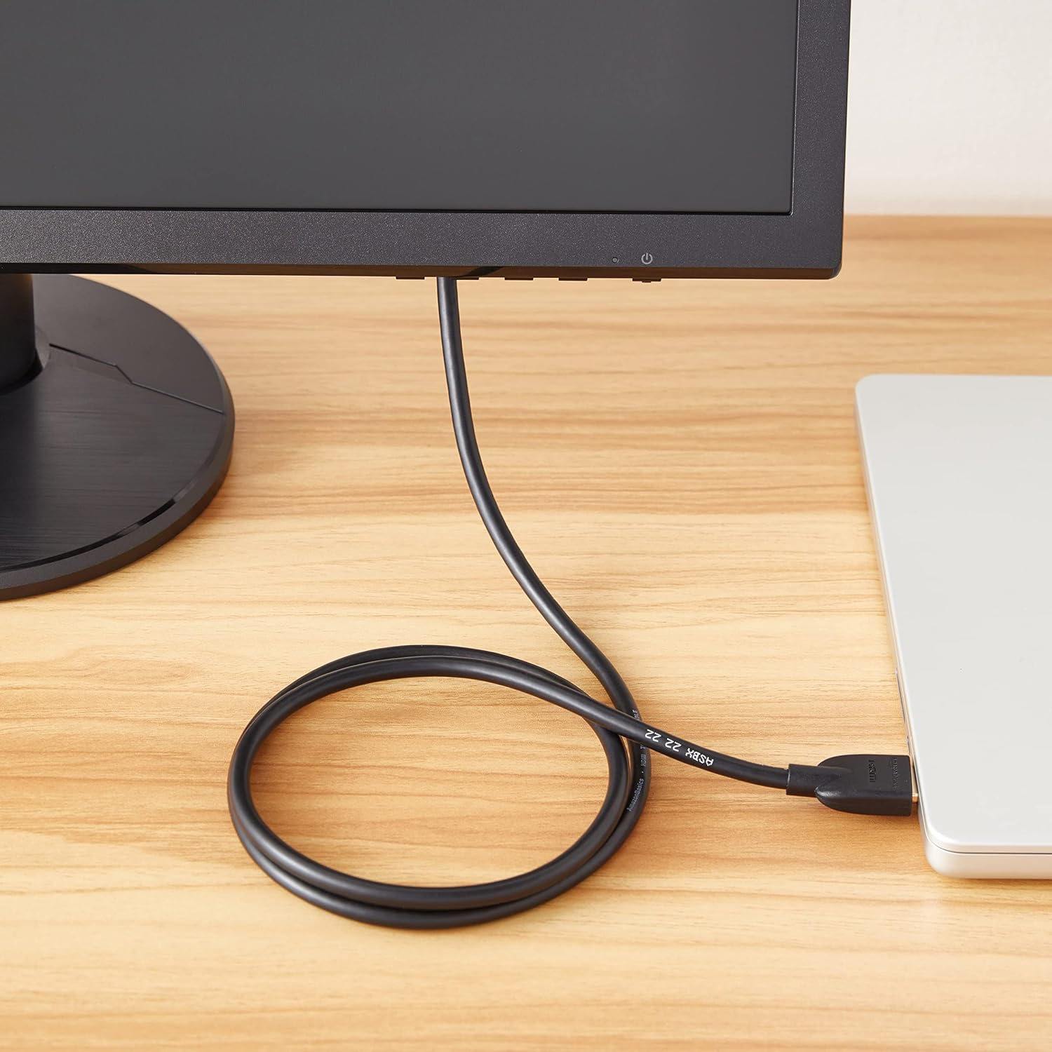 Amazon Basics HDMI-A to DVI (Male) Adapter Cable, Bi-Directional 1080P, Gold-Plated, 6 ft/1.8 m, Single Pack for Television, Black