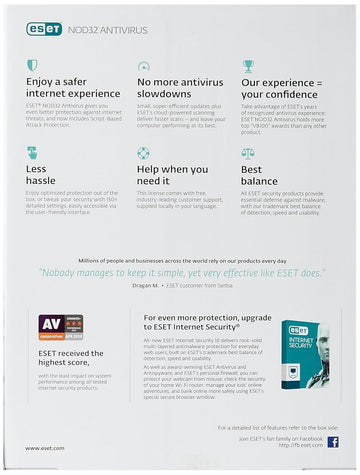 ESET NOD32 Antivirus - 10 devices, 1year