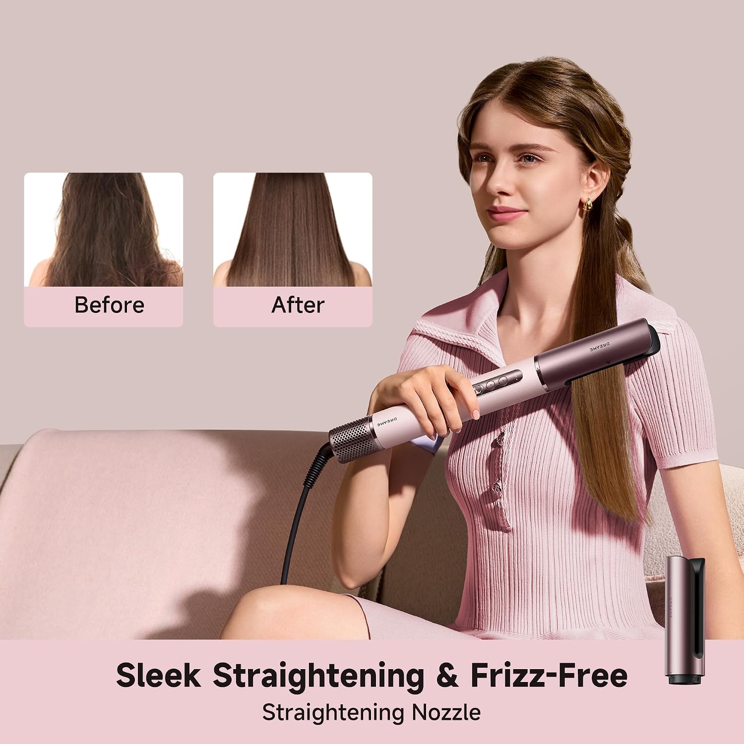 Dreame AirStyle Era Multi-Styler | 8-in-1 Airflow Styling | Fast Drying, Straightening, Curling, Smoothing & Volumizing | Cool Air Setting | No Heat Damage | for All Hair Types