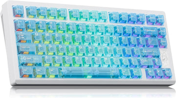 Mechanical Keyboard, Chilkey Slice75 HE Gaming Keyboard Wired, 75% Hall Effect Magnetic Aluminum Keyboard with WS Flux HE Clacky Switch, Rapid Trigger, 8K Polling, Per-Key RGB Custom, PC/Mac Support
