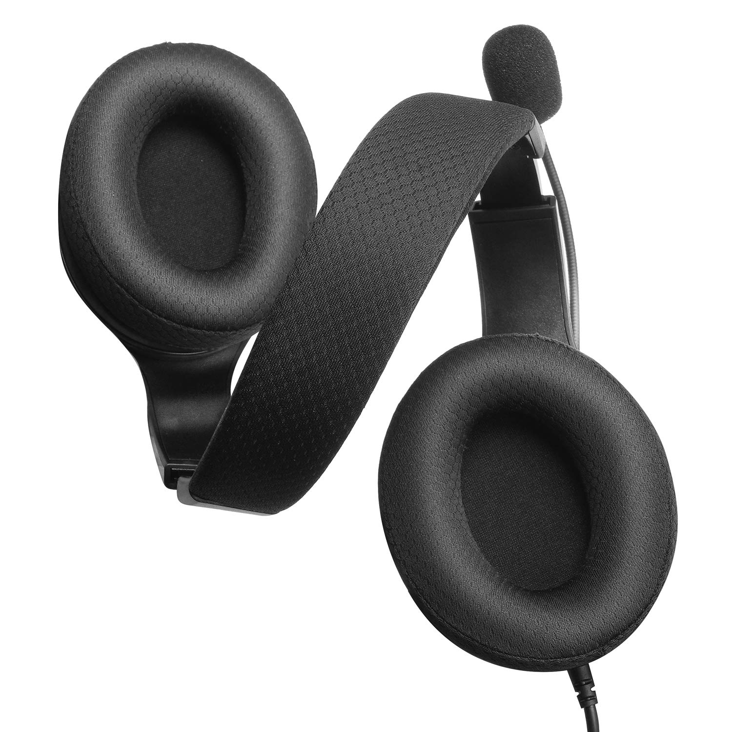 Amazonbasics Wired On Ear Gaming Headphones With Mic (Green)