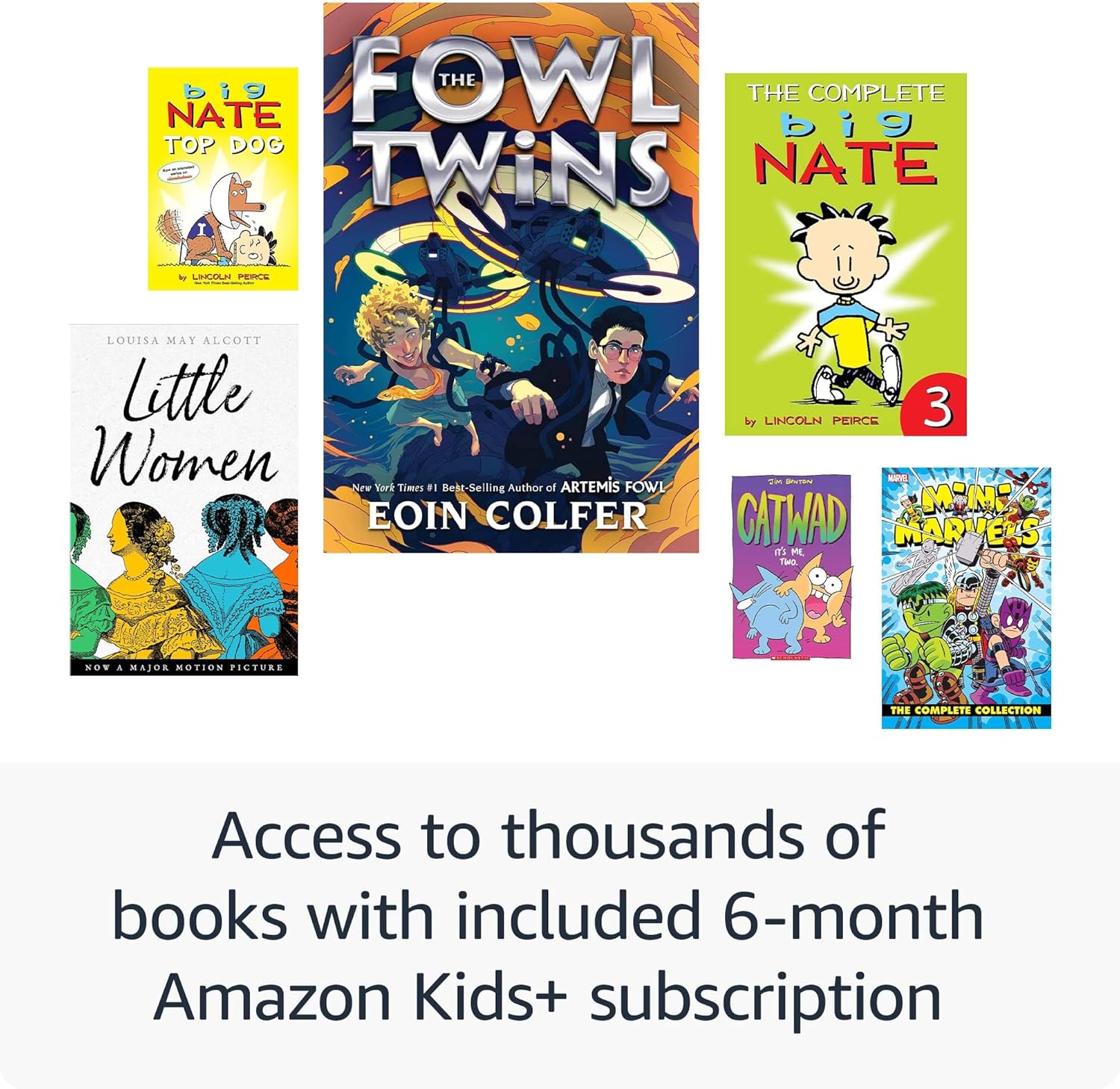 Amazon Kindle Kids 16GB (newest model) - If it breaks, we will replace it, includes ad-free books and cover, with glare-free display, faster page turns - Space Whale