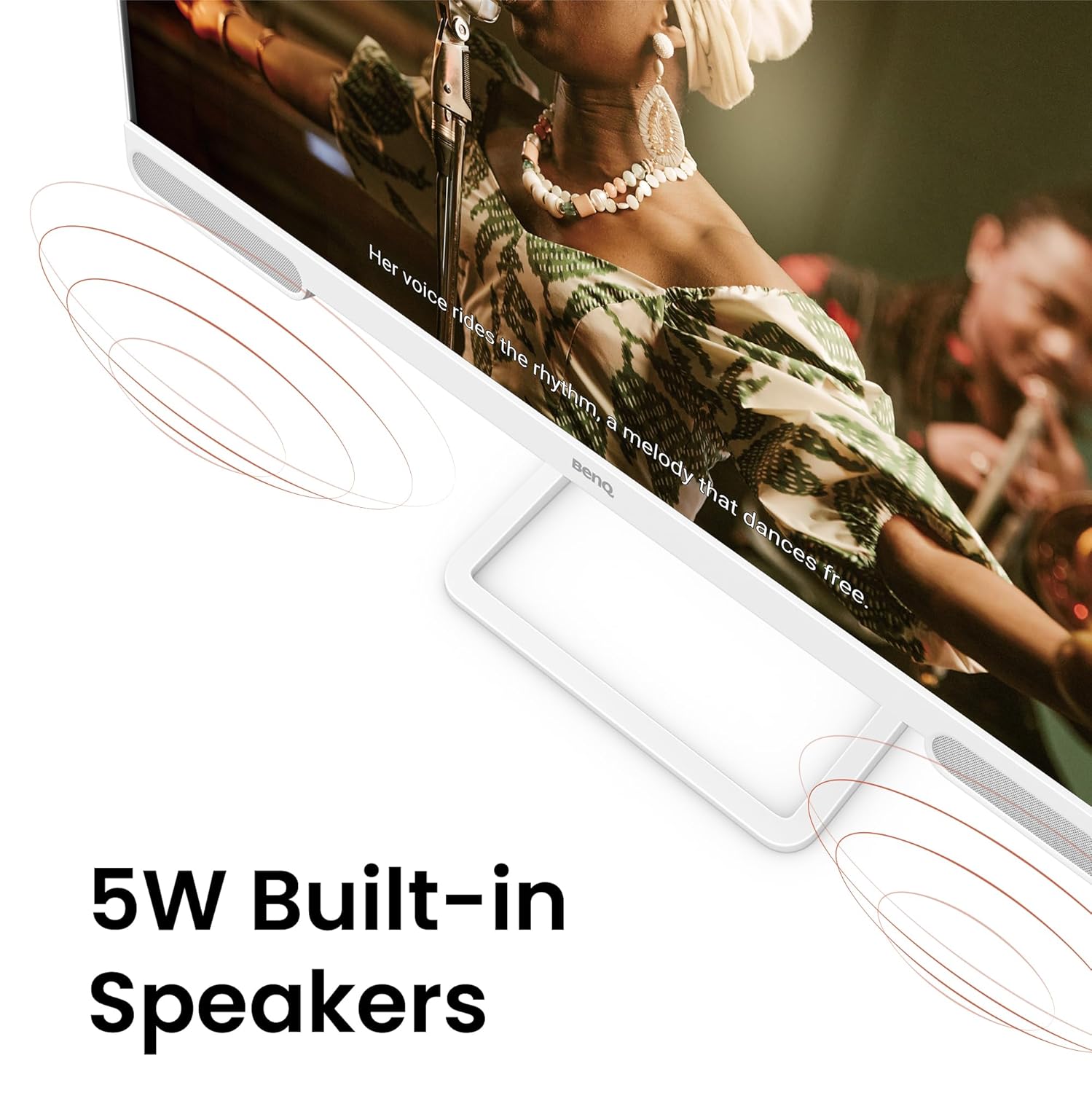 BenQ EW2790U 27” 4K UHD 3840x2160 Entertainment Monitor with 95% P3| AI Contrast| 5Wx2 treVolo Speakers| USB Type-C (65W PD)| 3xHDMI|USB Hub| Ergonomic Design|Display Pilot 2| Eye-Care (White)