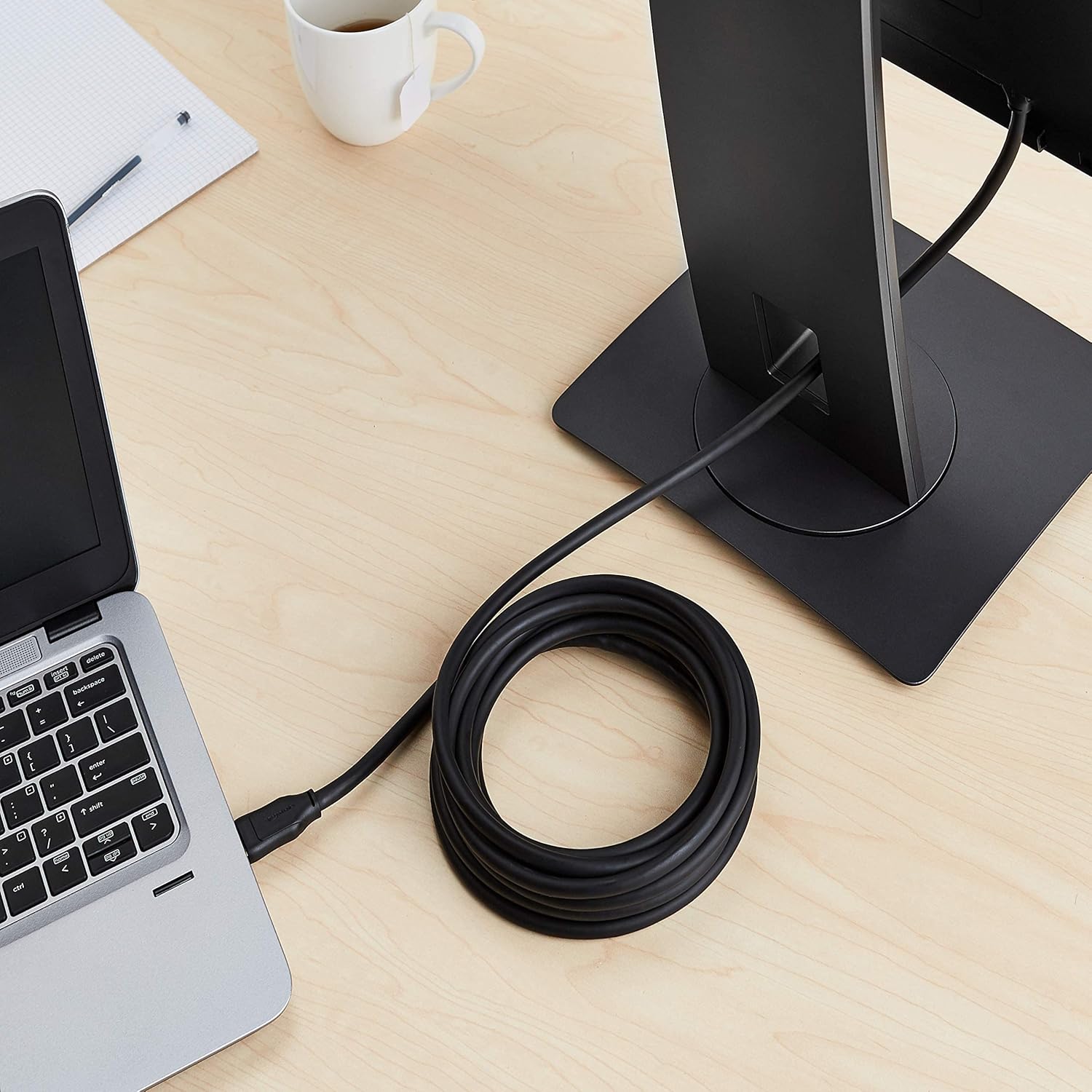 AmazonBasics 15 Feet DisplayPort to DisplayPort Cable - (Not HDMI Cable, Gold)