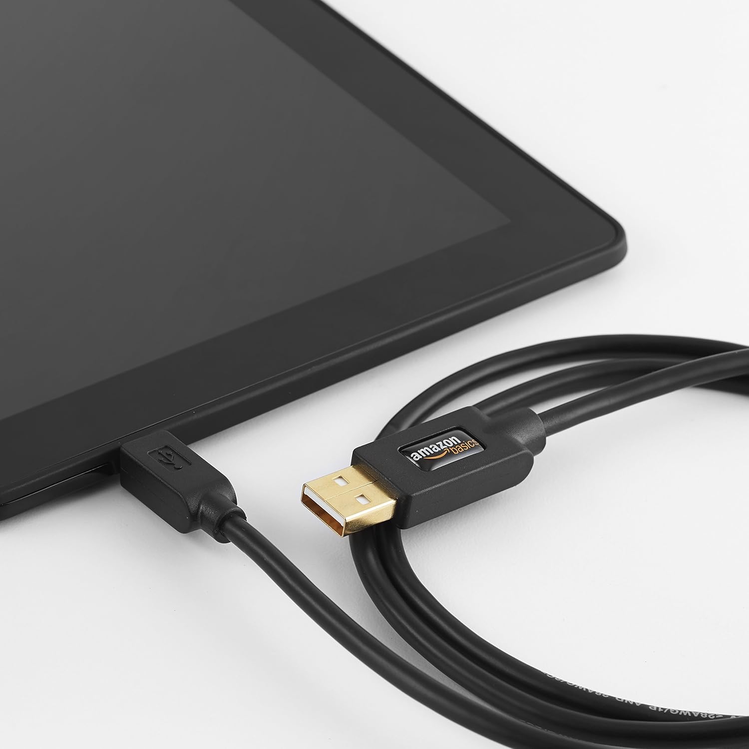 AmazonBasics USB 2.0 Cable - A Male to Micro B - 6 Feet (1.8 Meters) - Black