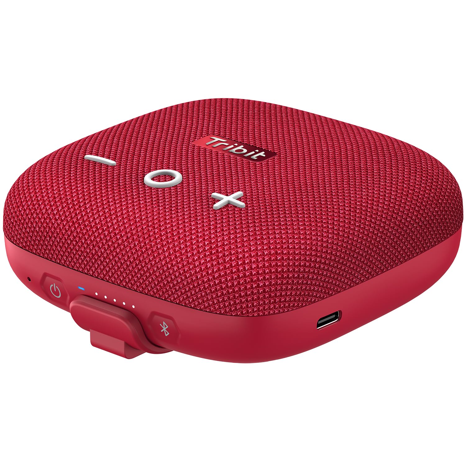 Tribit StormBox Micro 2 Portable Speaker: 90dB Loud Sound Deep Bass IP67 Waterproof Small Speaker Built-in Strap, 12H Playtime Long Battery 120ft for Outdoor Camping Biking (Black)