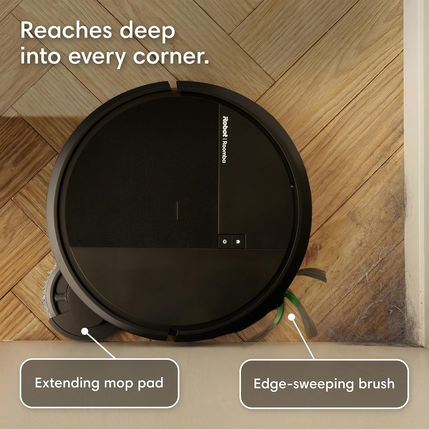 iRobot Roomba Plus 415 Robot Vacuum & Mop Combo, 20,000Pa Suction, 90 Days Self-Emptying, Multifunction Dock, Self-Cleaning & Hot Dry, Smart Obstacle Avoidance, Lifting Spinning Mops, Ideal for Pets