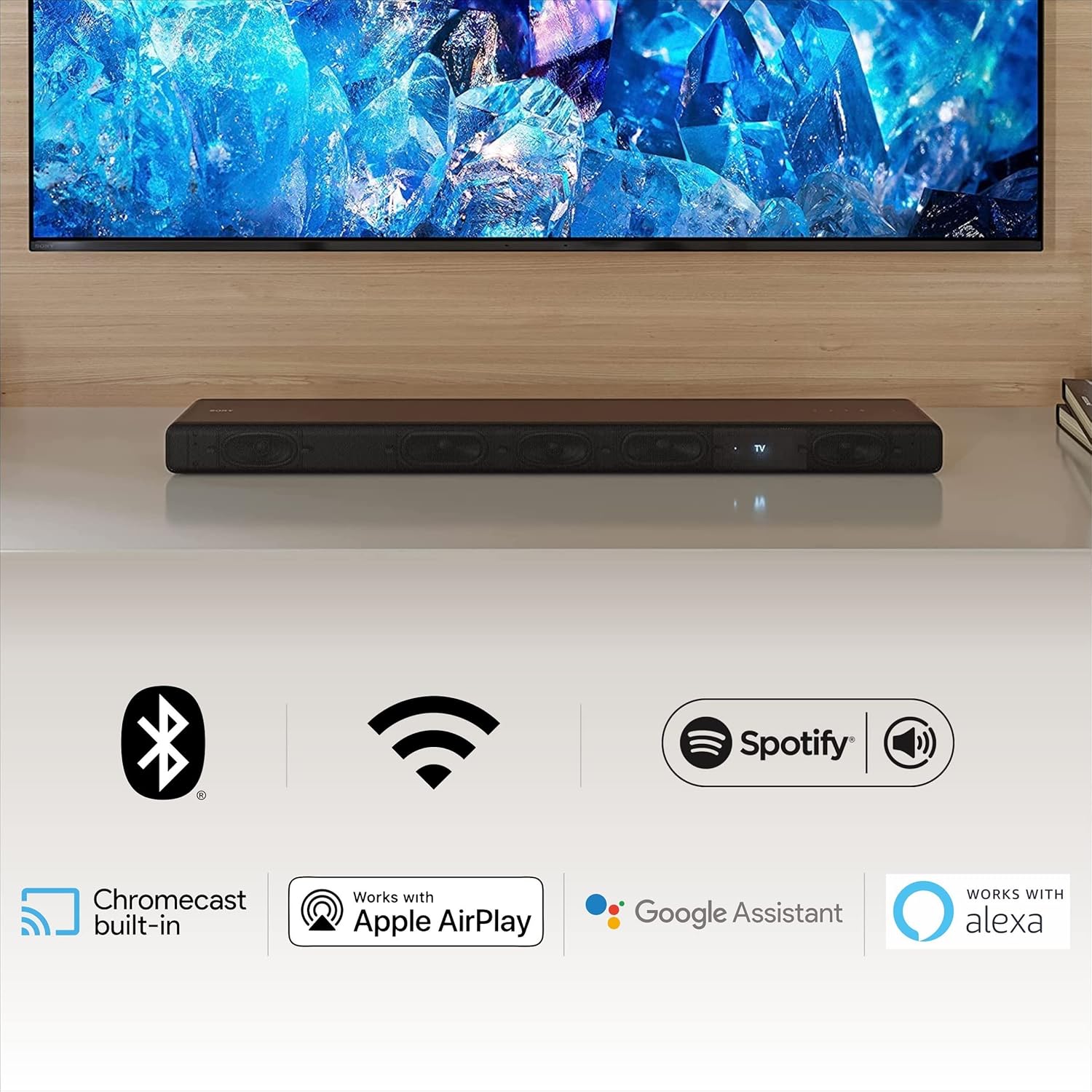 Sony HT-A3000 A Series Premium Soundbar 3.1Ch 360 Spatial Sound Mapping Soundbar For Surround Sound Home Theatre System With Dolby Atmos(DTS:X,360RA,BT,HDMI eArc&Optical,Alexa,Spotify),Black