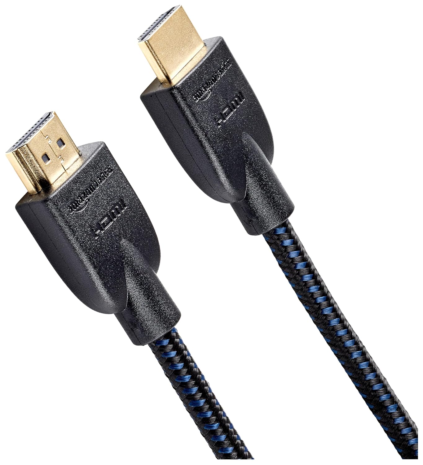 AmazonBasics High-Speed Braided HDMI Cable-3 Feet-Supports Ethernet,3D,4K & Audio Return (Black)