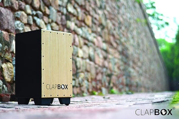 Clapbox Cajon CB11 -Black, Oak (H:50 W:30 L:30) - 3 Internal Snares