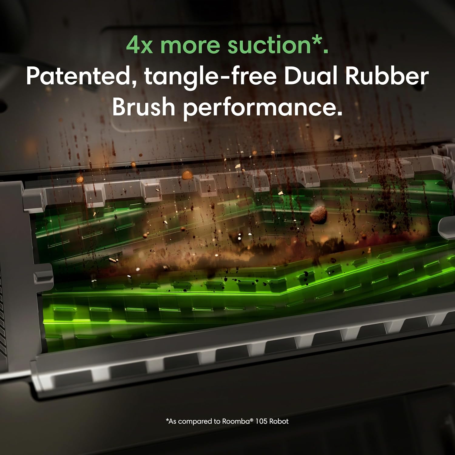 iRobot Roomba Max 715 Pet Robot Vacuum, 30,000Pa Suction, Dual Rubber Anti-Tangle Brushes & Side Brush, 90 Days Self-Emptying, PrecisionVision AI Obstacle Avoidance, 3D Mapping, Advanced Dirt Detect