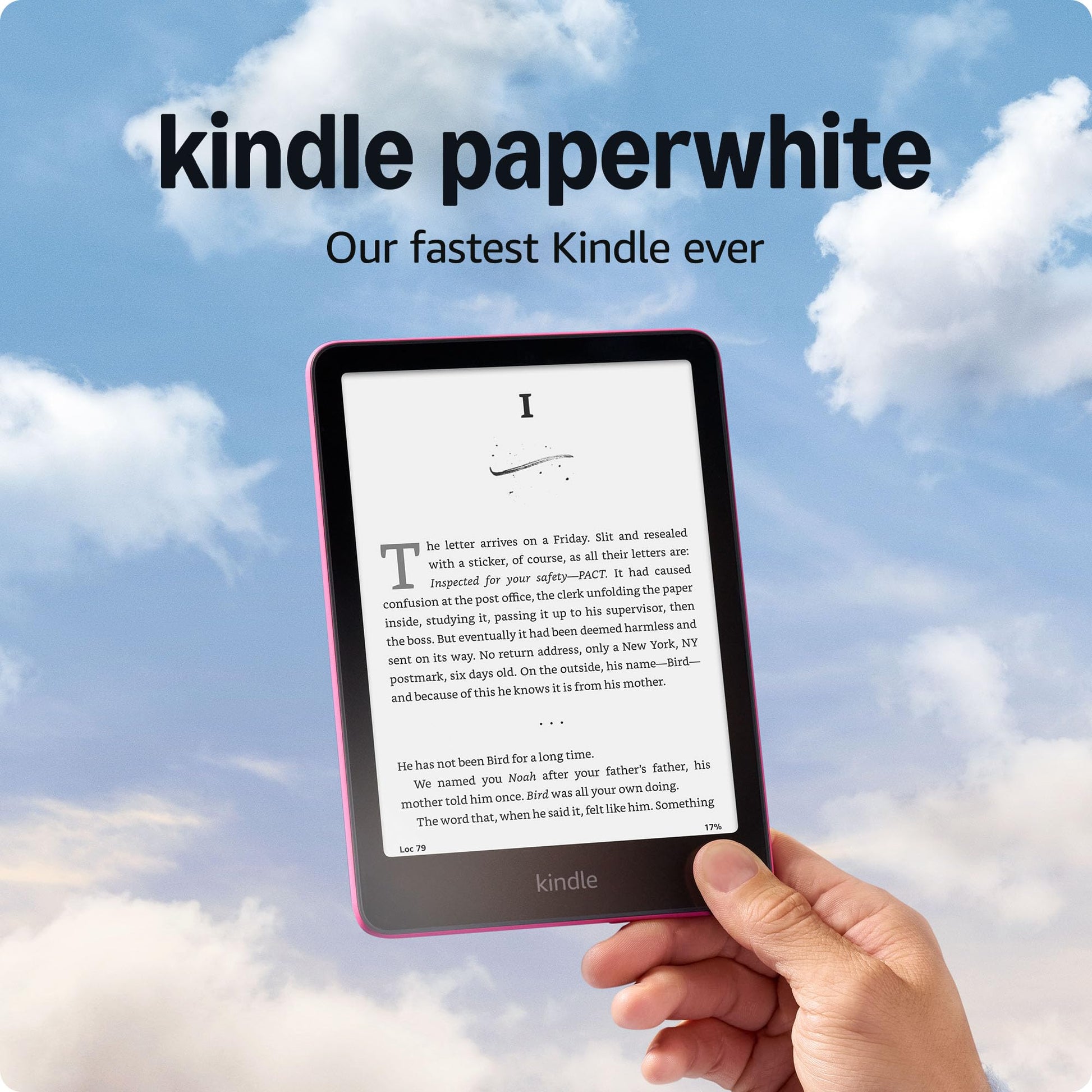 All-new Amazon Kindle Paperwhite (16 GB) – Our fastest Kindle ever, with new 7" glare-free display, and weeks of battery life – Black + 3 Months of Kindle Unlimited (with auto-renewal)