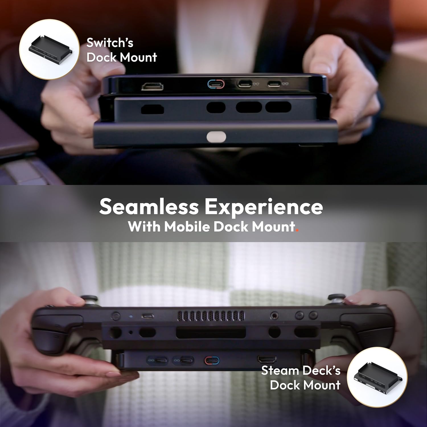 VITURE Pro Mobile Dock First-Ever Immersive XR Experience for Switch 2, Compatible with PS, Co-op Stream & Play, 2D/3D Content, fits Switch, Fire TV, HDMI Devices, for USB-C Display & XR/AR Glasses